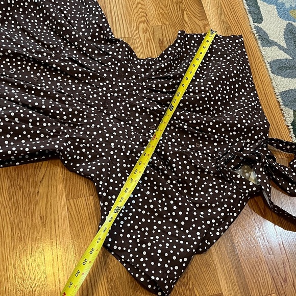 Anthropologie x Exquise The Tobie Tie-Neck Shirt Mini Dress Size XS NWT - Picture 7 of 7